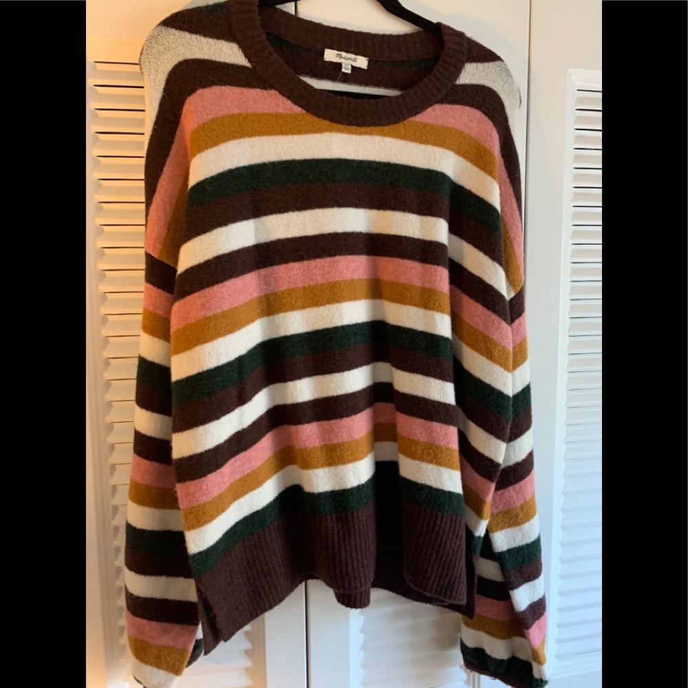 Madewell Stripe Pullover Sweater